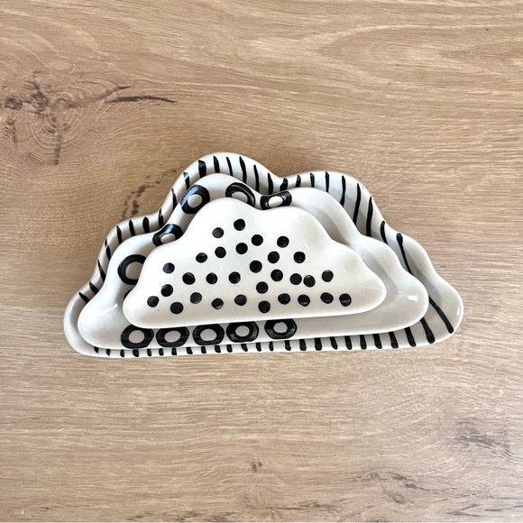 West Elm Other - ☁️ West Elm Nesting Cloud-Shaped Trinket Dishes ☁️
